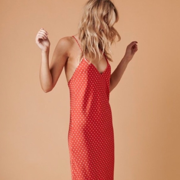Sincerely Jules Slip Dress in Poppy - Picture 4 of 7